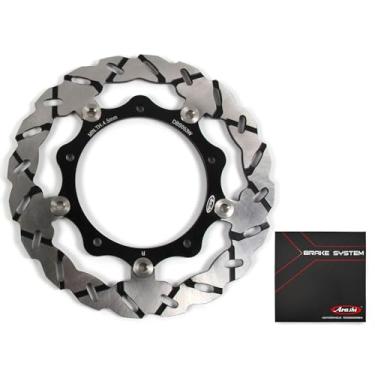 Imagem de Rotor de disco de freio dianteiro Arashi para Yamaha Xmax 125 YP125R 2006-2013, X-max 250 YP250R 2005-2013, Xmax 250 YP250R SPORT 2011-2012, peças pretas de acessórios de motocicleta