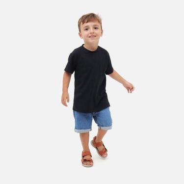 Imagem de Camiseta Básica Infantil Modelagem Tradicional Kids Techmalhas Unissex-Unissex