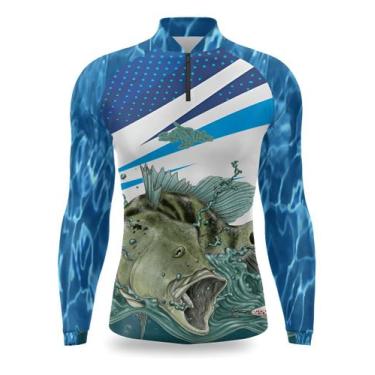 Imagem de Camisa De Pesca Infantil Uv50 Camiseta Pescaria Proteção Uv - Duart Fi