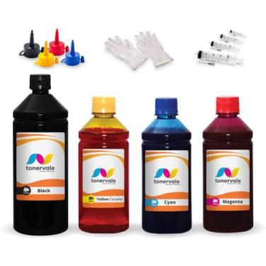 Imagem de Kit 2.5 Litros De Tinta Compatível Para Epson L6490 T524 - Toner Vale