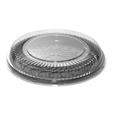 Imagem de Embalagem P50 Eb Extra Baixa Preto Pet Cristal Com Tampa 50 Unidades -