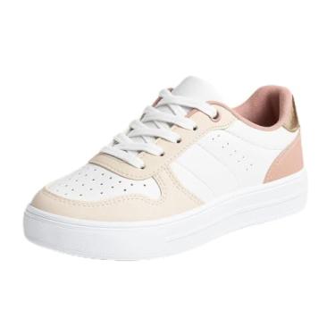 Imagem de Tenis Casual Feminino Chunky Leve Confortavel (Branco, BR, Adulto, Numérico, 36)