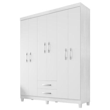 Imagem de Guarda Roupa Casal 6p 2g Moden 150 Cm Incp - MILANI MOVELARIA