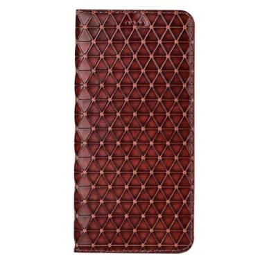 Imagem de POYUFRG Capa de couro genuíno para Xiaomi 17 Pro Max/17 Pro/17, carteira flip magnética para negócios com compartimentos para cartões, capa de suporte, vermelha, 17