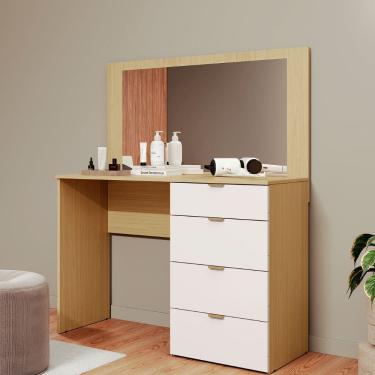 Imagem de Guarda Roupa Casal 6 Portas 4 Gavetas MDF Nantes Luciane