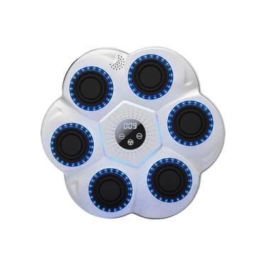 Imagem de Máquina De Boxe Com Música, Brinquedo de Socos com 9 Modos de Treinamento, Aparelho de Musica e Pancadas, Para Casa Familia Estudantes Homens Mulheres Ginastica Fitness Presente