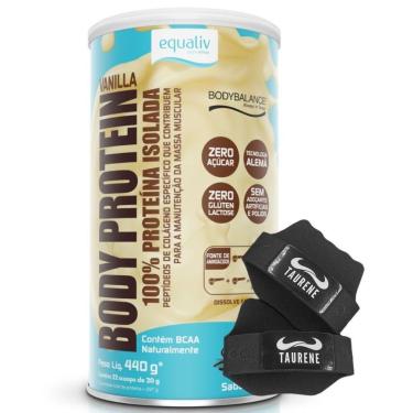 Imagem de Body Protein Isolado Vanilla 440g Luva - Equaliv-Unissex