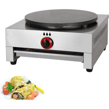 Imagem de Máquina De Crepe & Panqueca A Gás De 40cm Com Bordas Elevadas, Antiaderente, Omeletes, Máquina De Panela E Utensílios De Prato Quente, Deliciosas Omeletes De Café Da Manhã, Style1