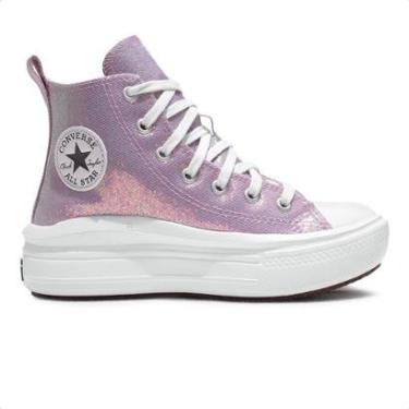 Imagem de Tênis Converse Chuck Taylor All Star Move Holiday Disco Cano Alto Juvenil-Unissex