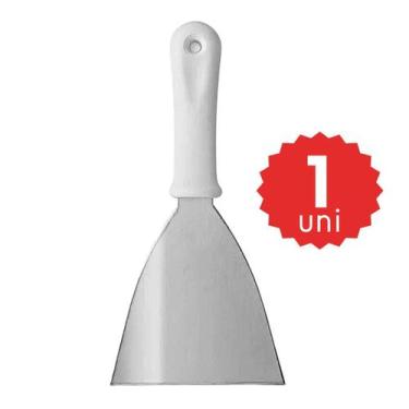 Imagem de Kit Utensílios Chapa Inox Reforçado Resistente Lanches Hamburgueria Pa