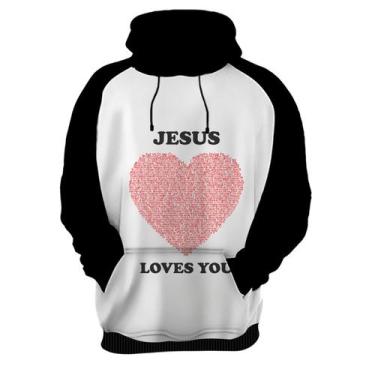 Imagem de Blusa de Frio João 3 16 Jesus Te Ama 4k 2 - Kasubeck Store, P