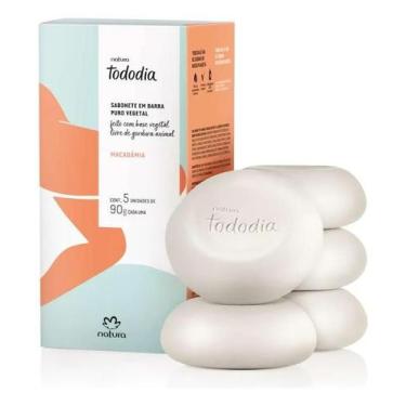 Imagem de Sabonete Natura Tododia macadâmia 5 unidades de 90g