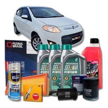 Imagem de Kit revisao fiat novo palio 1.0 evo attractive selenia 5w30 - LUBRAX F