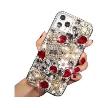 Imagem de Capa De Luxo Com Diamantes Para iPhone 16 15 14 13 12 11 pro Max X XS 