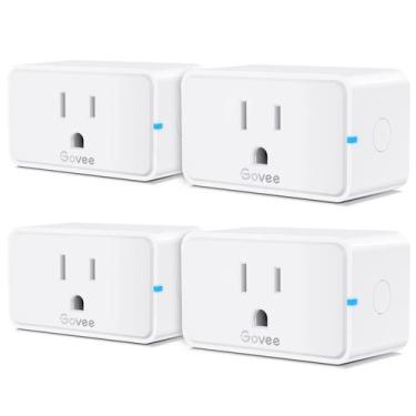 Imagem de Saída Bluetooth WiFi Smart Plug Govee 15A, pacote com 4 ETL e FCC
