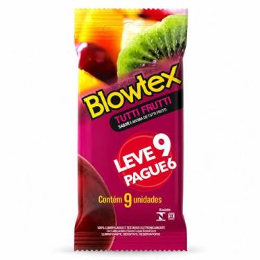 Imagem de Preservativo Blowtex Tutti Frutti Lubrificado Sabor Conforto e Proteçã