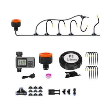 Imagem de Sistema De Temporizador De Nebulização Ajustável Para Jardim 360 graus