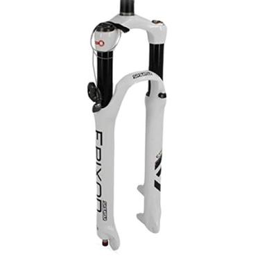 Imagem de HIOD Garfos de bicicleta garfos de bicicleta MTB bomba de choque suspensão amortecimento rebote ajuste ombro/controle remoto tubo reto garfo de mountain bike, branco-B, 66 cm