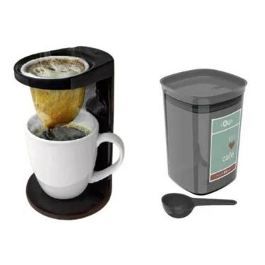 Imagem de Passador Café Individual Coador My Coffee + Pote Hermetico