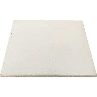 Imagem de Pedra Refratária Para Pizza Forno e Churrasqueira 12mm Reforçada (Quadrada 40x40cm)
