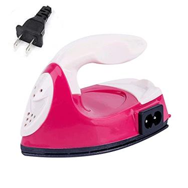 Imagem de Tomshin Mini ferro portátil feito à mão fusíveis contas artes faça você mesmo ferro pequeno aquecimento rápido ferro de viagem para casa 180 ℃ ferro de aquecimento de temperatura constante