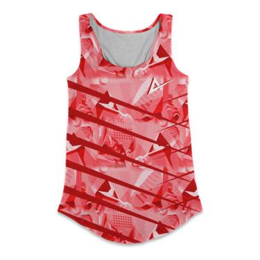 Imagem de Regata Fem Raquete Beach Tennis Vermelho