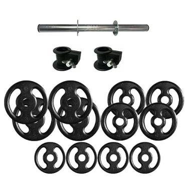 Imagem de Halter/dumbell Ajustável de 1 a 24 Kg com Presilha Bloqueadora