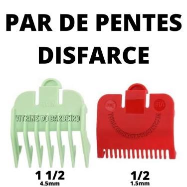Imagem de Pentes Disfarce 0,5 E 1,5 Para Máquinas De Corte Kemei