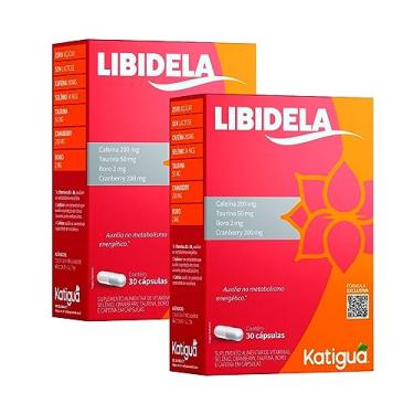 Imagem de Kit 2 Libidela Cafeína, Taurina, Boro, Cranberry - Suplemento Para Mulheres 30 Cápsulas Katigua