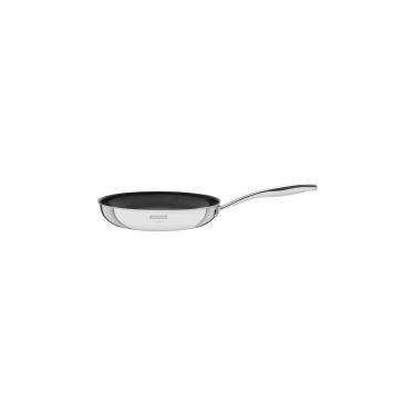 Imagem de Frigideira Grano Aço Inox Corpo Triplo Revestimento Interno Antiaderente Cabo 26 Cm 2,2 L