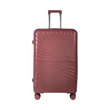 Imagem de Mala de bordo em Polipropileno 4 rodas 360º - Ultraleve Bali (Rosé)