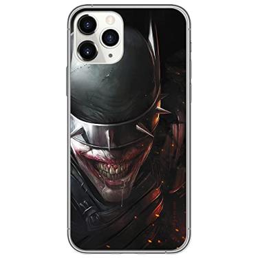 Imagem de Capa de TPU original DC Batman para iPhone 11, capa de silicone líquido, flexível e fina, protetora para tela, à prova de choque e antiarranhões