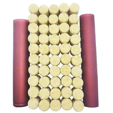 Imagem de Selador de vinho para garrafas de vinho, rolhas de vinho, rolhas de vinho, selador de garrafas, revendedor de cápsulas termorretráteis (vermelho e madeira, M)