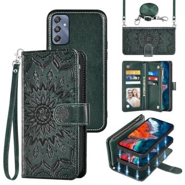 Imagem de Capa de telefone para Samsung Galaxy M34 5G/A24 4G/A25 5G/F34 5G TYHCXDKPT verde escuro