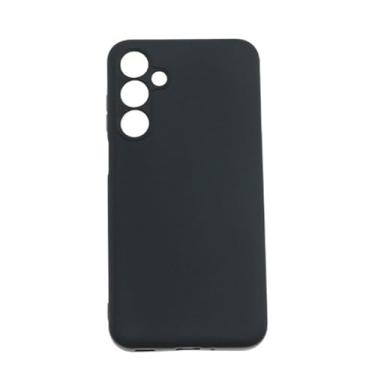 Imagem de Capa Capinha Protetora em Silicone Aveludada para Samsung Galaxy A15, Com Proteção de Câmera (Preto)