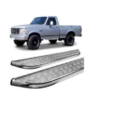 Imagem de Estribo Chapa F-1000 1993 A 1999 Cabine Simples Cromado - HOZZ