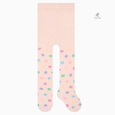Imagem de Meia Calça Estampada Bebê  Algodão Selene Ref 9000, Rose, 1 a 2 anos
