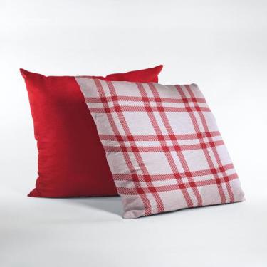 Imagem de Kit 2 Capas de Almofada de Natal Natalina Decorativas 45 x 45 - Millen