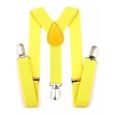 Imagem de Suspensórios Masculino E Feminino Largo 2,5cm - Várias Cores Ref:244 -