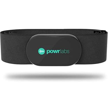 Imagem de Pulseira peitoral Powr Labs para monitor de frequência cardíaca Bluetooth e ANT+ – Compatível com Polar, Garmin, Peloton, Wahoo