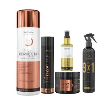 Imagem de Kit Borabella Day Use + Perfecta 1L + Óleo + Fluido 9x1