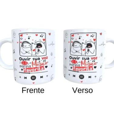 Imagem de Caneca de Ceramica - Ouvir sua voz é a minha música favorita! - Namora