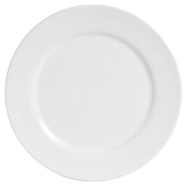 Imagem de Jogo de Pratos Rasos Brancos Porto Brasil Flat 6 Unidades
