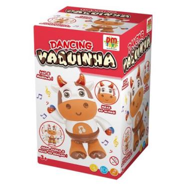Imagem de Brinquedo Musical Vaquinha Divertida Dança Luz E Som - DM TOYS