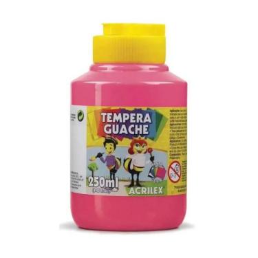 Imagem de Tinta Tempera Guache Acrilex 250ml Escolar Infantíl Escolha a Cor, ROS