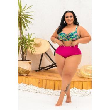 Imagem de Biquini Plus Size- Com Calcinha Cós Alto e Reforçada - Ousadia Lingeri