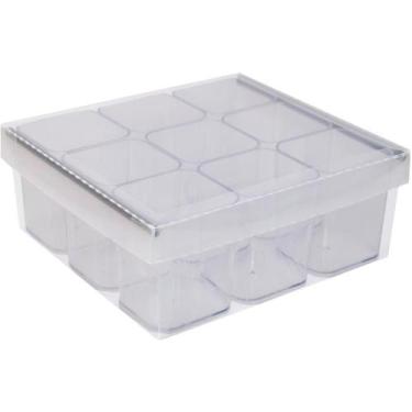 Imagem de Caixa Organizadora com 09 Divisórias Cristal - Dello