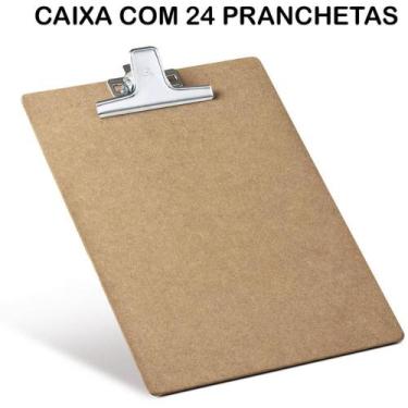 Imagem de Prancheta Duratex OFÍCIO/A4 MDF com Prendedor Metálico - Caixa com 24 