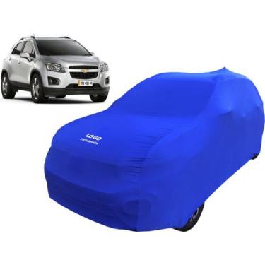 Imagem de Capa Para Cobrir Carro Chevrolet Tracker Lt Tecido Helanca - Mz, Azul