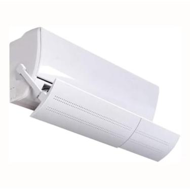 Imagem de Defletor de Ar Condicionado Split Tamanho Ajustável com suporte - 50cm a 100cm - Premium